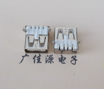 三乡镇USB AF母座 LCP 耐高温250度280度 环保白胶芯