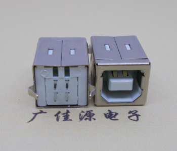 三乡镇USB BF180度母座 打印机接口 立式直插带赛