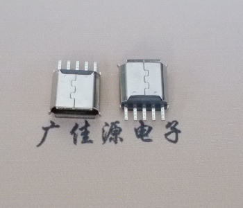 三乡镇Micro USB接口 母座B型5p引脚焊线无后背